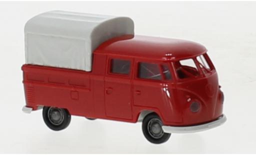 Modellautos Volkswagen T1 1/87 Brekina b Doka rouge 1960 Volkswagen T1 1/87 Brekina b Doka rouge 1960 modellautos