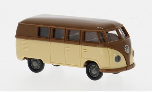 Modellautos Volkswagen T1 1/87 Brekina a Kombi braun/beige 1950 1:87 Volkswagen T1 1/87 Brekina a Kombi braun/beige 1950 1:87 modellautos