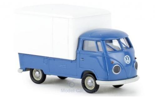 Modellautos Volkswagen T1 1/87 Brekina b Großraum-Koffer blau/weiss 1960 Volkswagen T1 1/87 Brekina b Großraum-Koffer blau/weiss 1960 modellautos