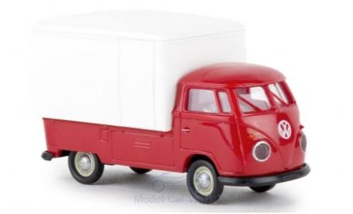 Modellautos Volkswagen T1 1/87 Brekina b Großraum-Koffer rot/weiss 1960 Volkswagen T1 1/87 Brekina b Großraum-Koffer rot/weiss 1960 modellautos