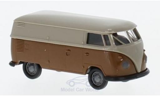 Modellautos Volkswagen T1 B 1/87 Brekina b Kasten grau/braun Volkswagen T1 B 1/87 Brekina b Kasten grau/braun modellautos