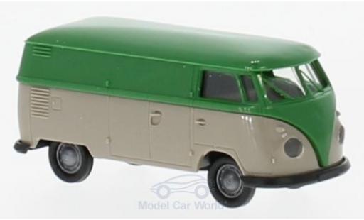 Modellautos Volkswagen T1 B 1/87 Brekina b Kasten grün/grau Volkswagen T1 B 1/87 Brekina b Kasten grün/grau modellautos