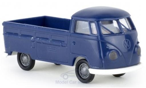 Modellautos Volkswagen T1 1/87 Brekina b Pritsche blau Economy Volkswagen T1 1/87 Brekina b Pritsche blau Economy modellautos