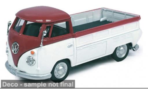 Modellautos Volkswagen T1 1/43 Cararama Pick Up weiss/rot 1:43 Volkswagen T1 1/43 Cararama Pick Up weiss/rot 1:43 modellautos