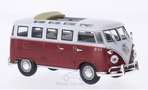 Modellautos Volkswagen T1 1/43 Lucky Die Cast Samba Faltdach geöffnet rot/weiss 1962 Volkswagen T1 1/43 Lucky Die Cast Samba Faltdach geöffnet rot/weiss 1962 modellautos