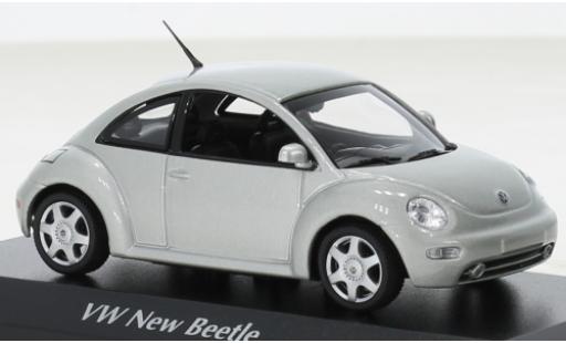 Modellautos Volkswagen New Beetle 1/43 Maxichamps silber 1998 Volkswagen New Beetle 1/43 Maxichamps silber 1998 modellautos