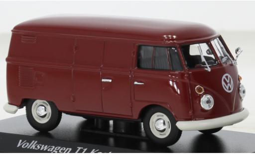 Modellautos Volkswagen T1 1/43 Maxichamps fourgon metallise rouge foncé 1963 Volkswagen T1 1/43 Maxichamps fourgon metallise rouge foncé 1963 modellautos