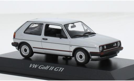 Modellautos Volkswagen Golf 1/43 Maxichamps II GTI 16V silber 1985 1:43 Volkswagen Golf 1/43 Maxichamps II GTI 16V silber 1985 1:43 modellautos