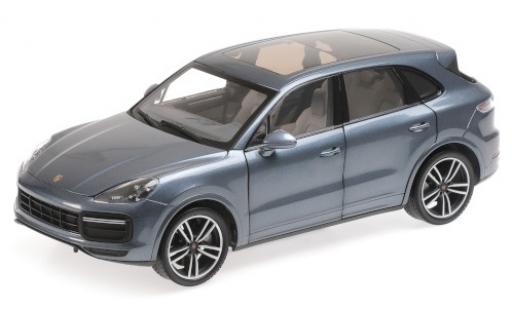 Modellautos Porsche Cayenne Turbo S 1/18 Minichamps Turbo S mettalic blau 2017 Porsche Cayenne Turbo S 1/18 Minichamps Turbo S mettalic blau 2017 modellautos