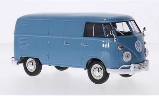 Modellautos Volkswagen T1 1/24 Motormax Kasten blau Volkswagen T1 1/24 Motormax Kasten blau modellautos