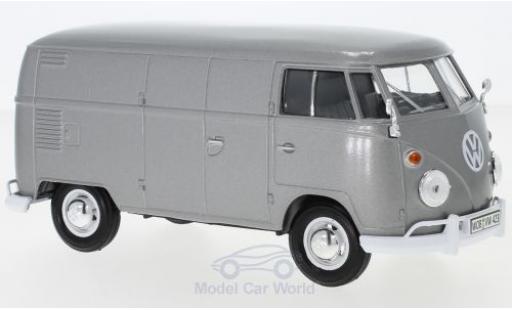 Modellautos Volkswagen T1 1/24 Motormax Kasten mettalic grau Volkswagen T1 1/24 Motormax Kasten mettalic grau modellautos