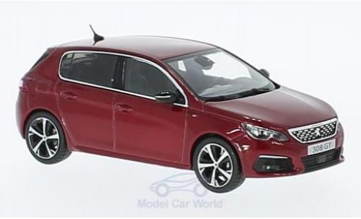 Modellautos Peugeot 308 GT 1/43 Norev GT mettalic rot 2017 Peugeot 308 GT 1/43 Norev GT mettalic rot 2017 modellautos