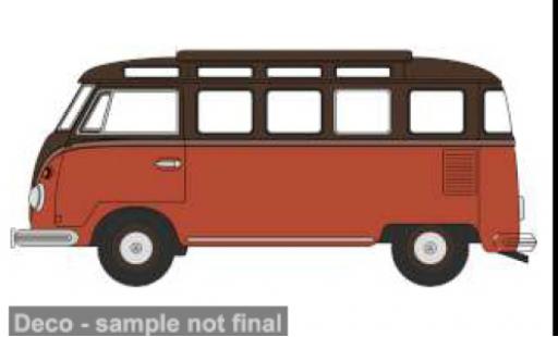 Modellautos Volkswagen T1 1/76 Oxford Samba Bus rot/braun 1:76 Volkswagen T1 1/76 Oxford Samba Bus rot/braun 1:76 modellautos