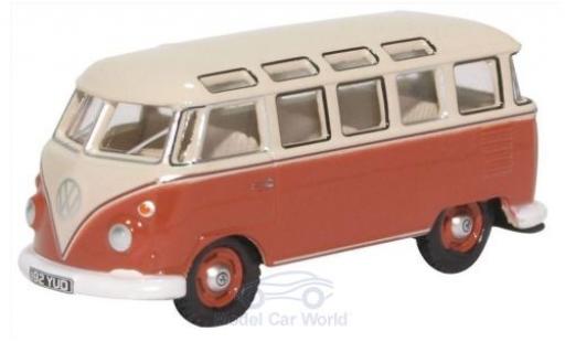 Modellautos Volkswagen T1 1/76 Oxford Samba Bus rot/beige Volkswagen T1 1/76 Oxford Samba Bus rot/beige modellautos