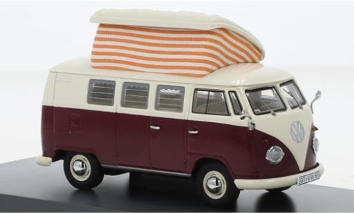 Modellautos Volkswagen T1 1/43 Schuco Camper rouge foncé/beige clair Volkswagen T1 1/43 Schuco Camper rouge foncé/beige clair modellautos