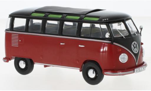 Modellautos Volkswagen T1 1/32 Schuco b Samba schwarz/rot Volkswagen T1 1/32 Schuco b Samba schwarz/rot modellautos
