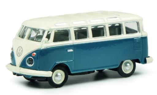 Modellautos Volkswagen T1 1/87 Schuco c Samba blau/weiss Volkswagen T1 1/87 Schuco c Samba blau/weiss modellautos