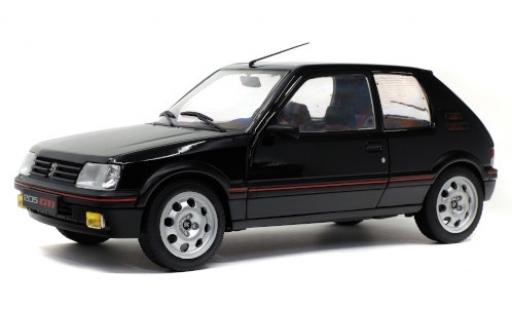 Modellautos Peugeot 205 1/18 Solido 1.9 GTI Mk2 schwarz Peugeot 205 1/18 Solido 1.9 GTI Mk2 schwarz modellautos