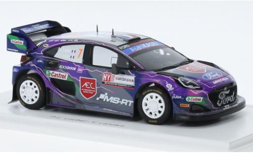 Modellautos Ford Puma 1/43 Spark Rally1 No.7 M-Sport World Rally Team Rallye WM Rallye Sardinien 2022 Ford Puma 1/43 Spark Rally1 No.7 M-Sport World Rally Team Rallye WM Rallye Sardinien 2022 modellautos