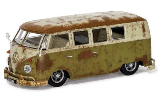 Modellautos Volkswagen T1 1/43 Vanguards 1500 (Type 2) grün/grau RHD Rat-Look Splitty Volkswagen T1 1/43 Vanguards 1500 (Type 2) grün/grau RHD Rat-Look Splitty modellautos