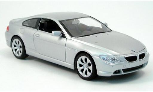 Modellautos Bmw 645 1/24 Welly CI silber 2004 1:24 Bmw 645 1/24 Welly CI silber 2004 1:24 modellautos