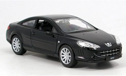 Modellautos Peugeot 407 1/24 Welly Coupe schwarz 1:24 Peugeot 407 1/24 Welly Coupe schwarz 1:24 modellautos