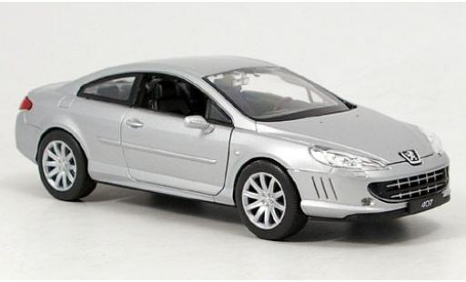 Modellautos Peugeot 407 1/24 Welly Coupe silber sans Vitrine Peugeot 407 1/24 Welly Coupe silber sans Vitrine modellautos