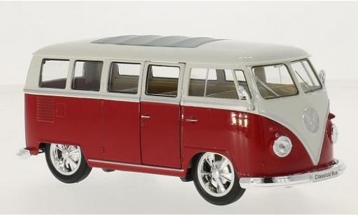 Modellautos Volkswagen T1 1/24 Welly Bus Low Rider rot/weiss 1963 Volkswagen T1 1/24 Welly Bus Low Rider rot/weiss 1963 modellautos