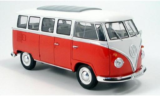 Modellautos Volkswagen T1 1/18 Welly Bus rot/weiss 1962 Volkswagen T1 1/18 Welly Bus rot/weiss 1962 modellautos