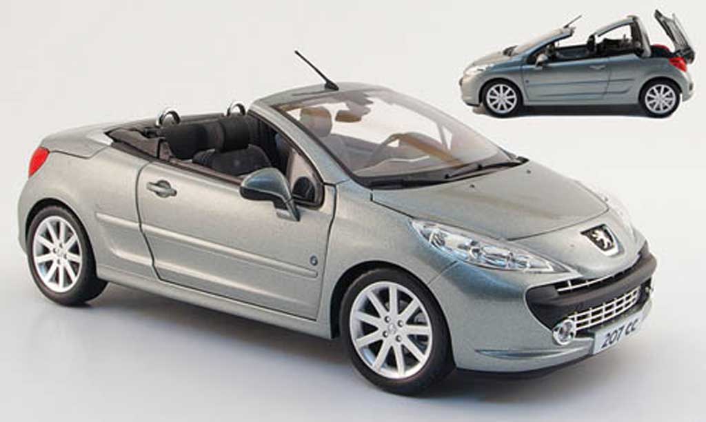 Shop für gebrauchte Modellautos - Peugeot 207 silber