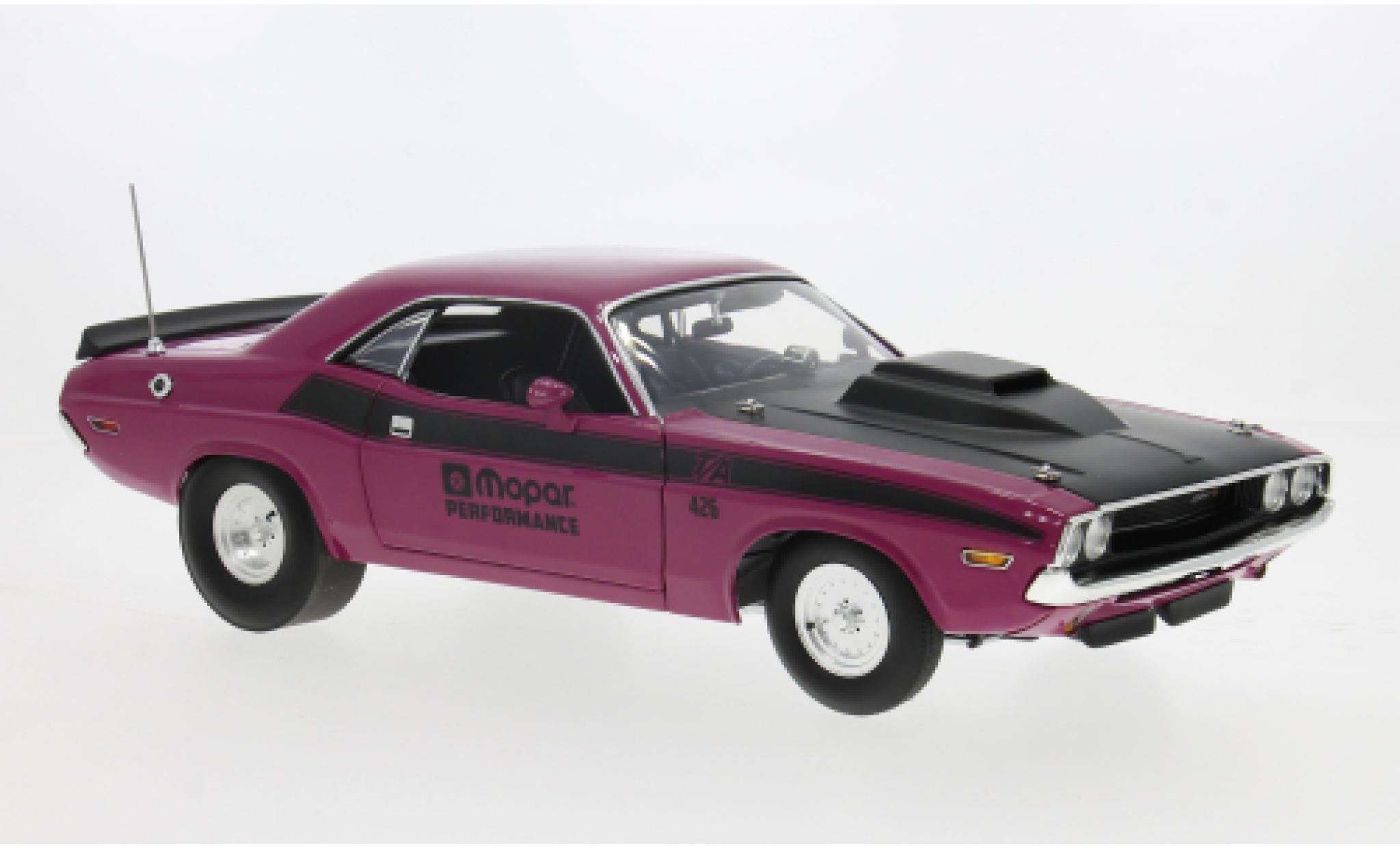 Dodge Challenger ACME T/A Pro-Stock pink 1971 Mopar Performance 1:18 modellautos