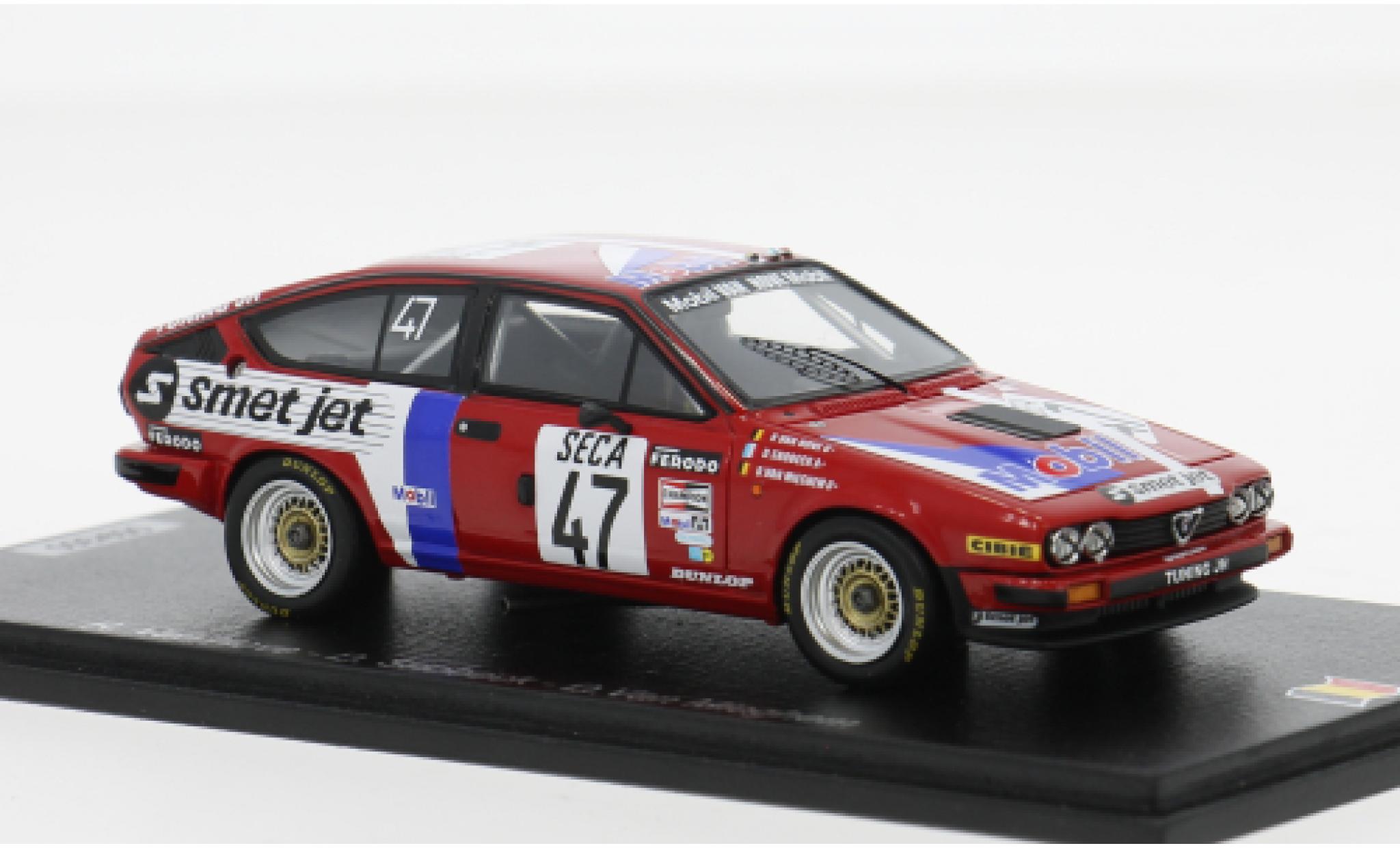 Alfa Romeo GT 1/43 Spark V6 24h Spa 1982 #47 R.van Hove/D.Snobeck 1:43 modellautos
