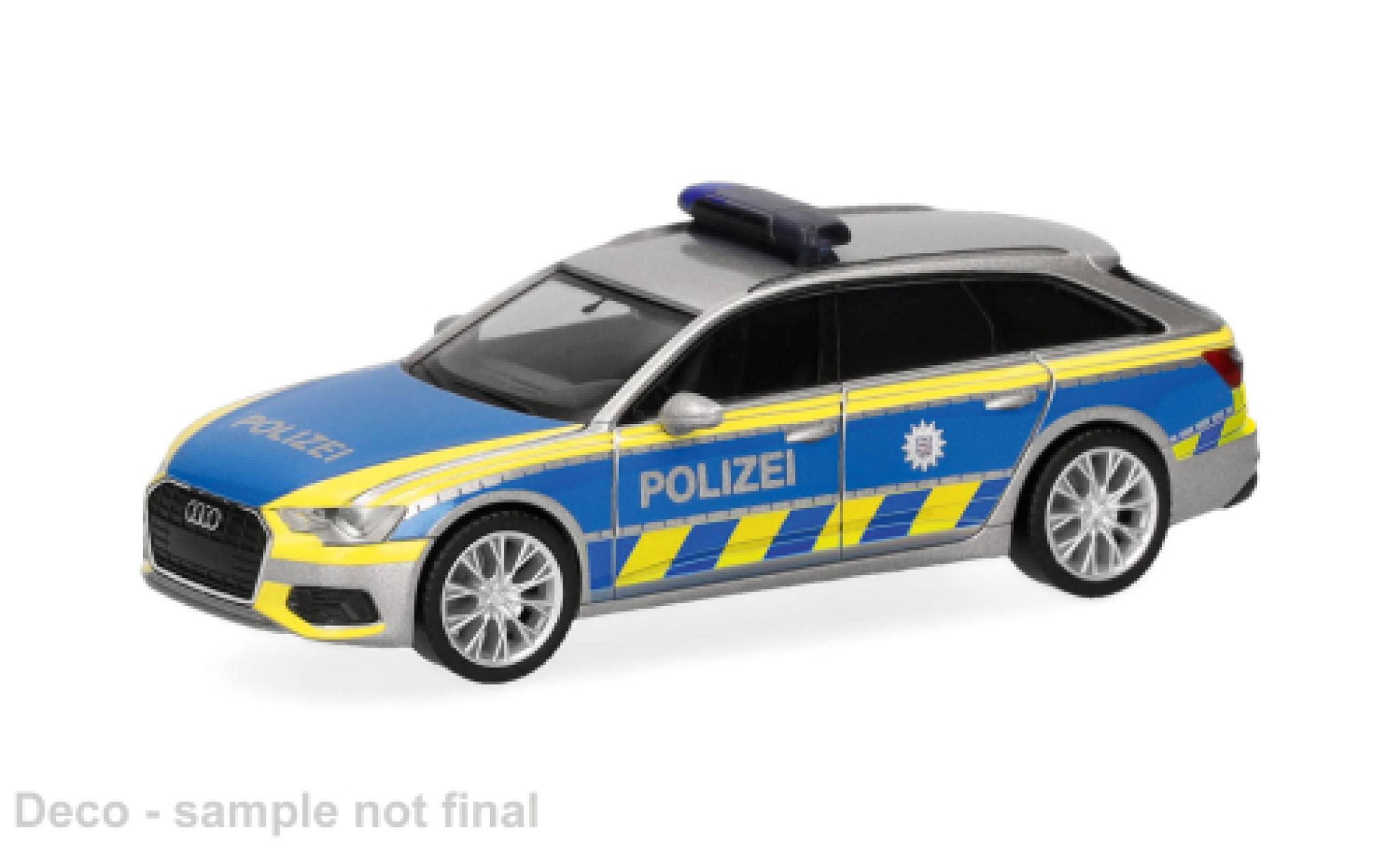 Audi A6 1/87 Herpa Avant Polizei Th&Atilde;&frac14;ringen 1:87 modellautos