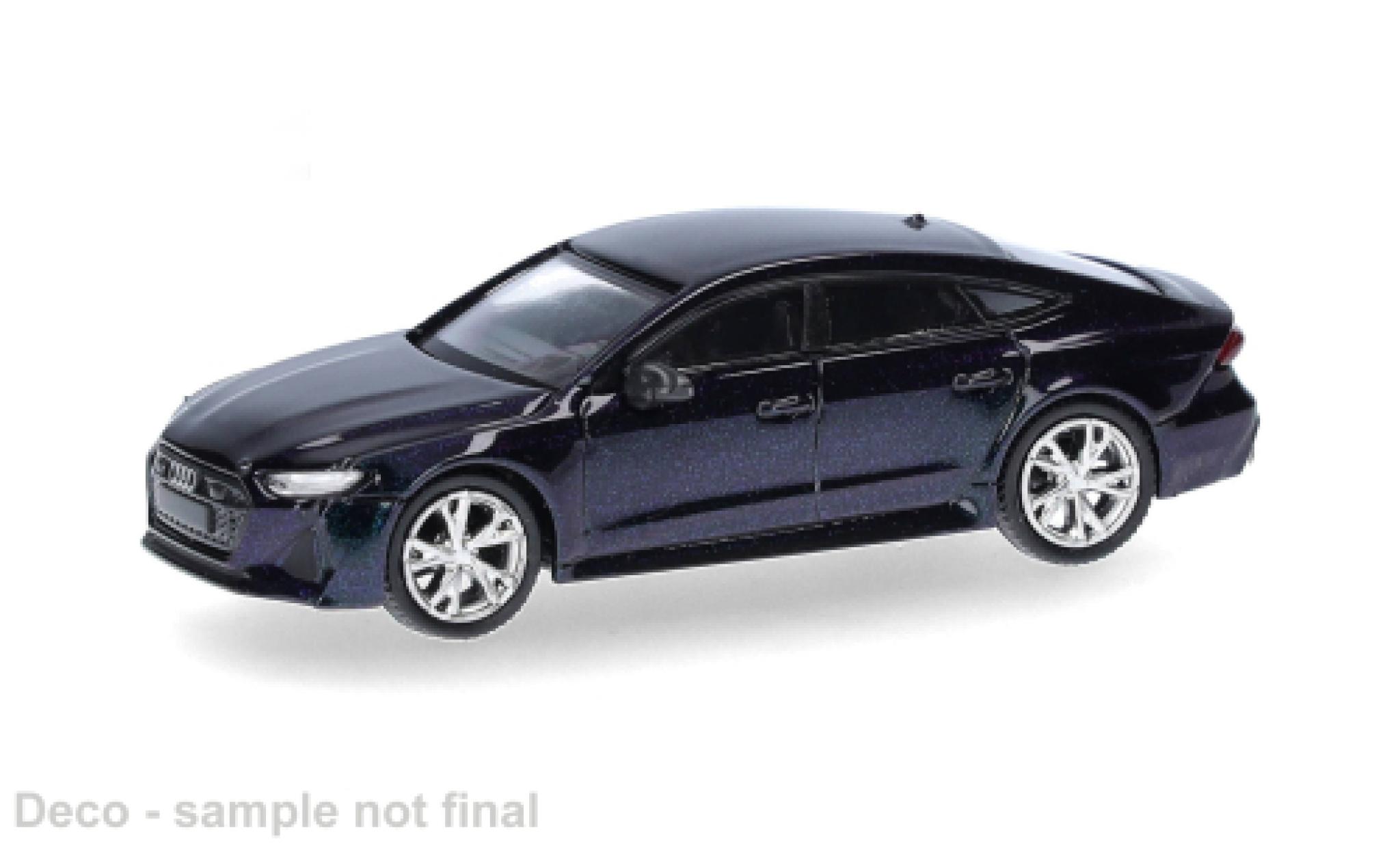 Audi RS7 1/87 Micro City 87 blau 1:87 modellautos