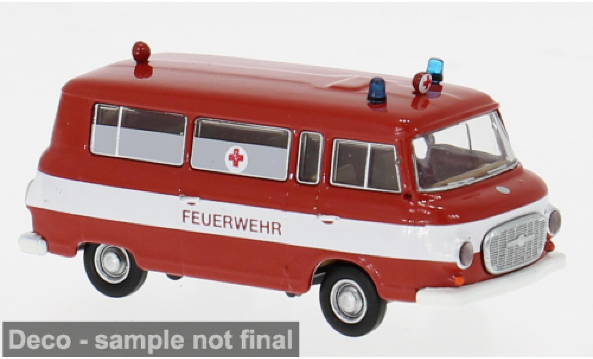 Barkas B 1000 1/87 Brekina Bus 1960 Feuerwehr 1:87 modellautos