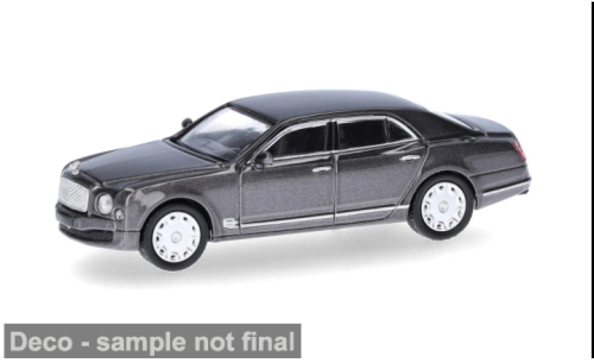 Bentley Mulsanne 1/87 Micro City 87 grau 1:87 modellautos
