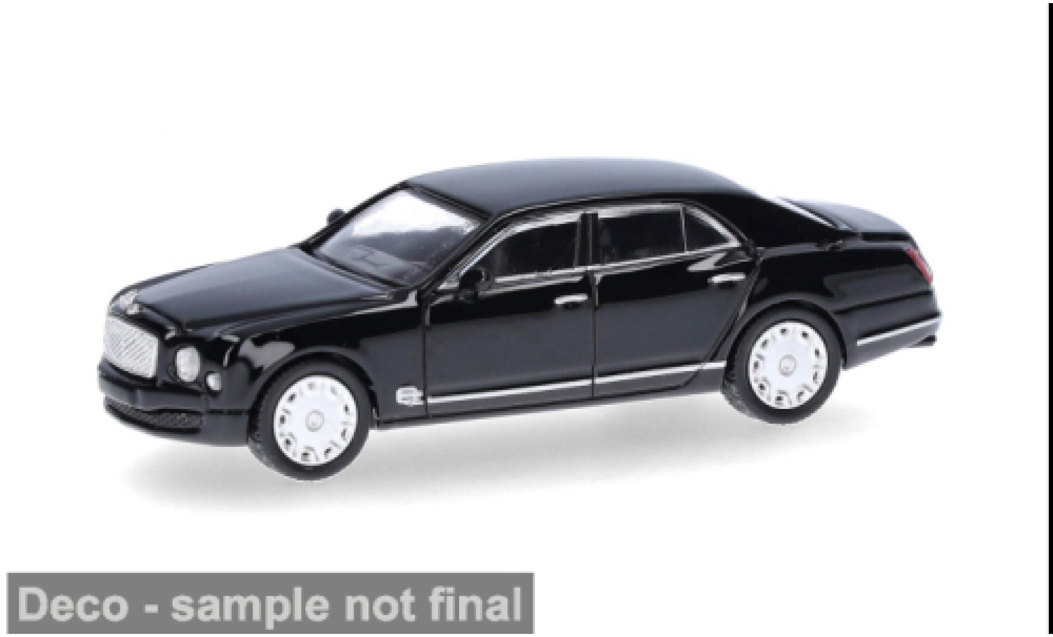 Bentley Mulsanne 1/87 Micro City 87 schwarz 1:87 modellautos