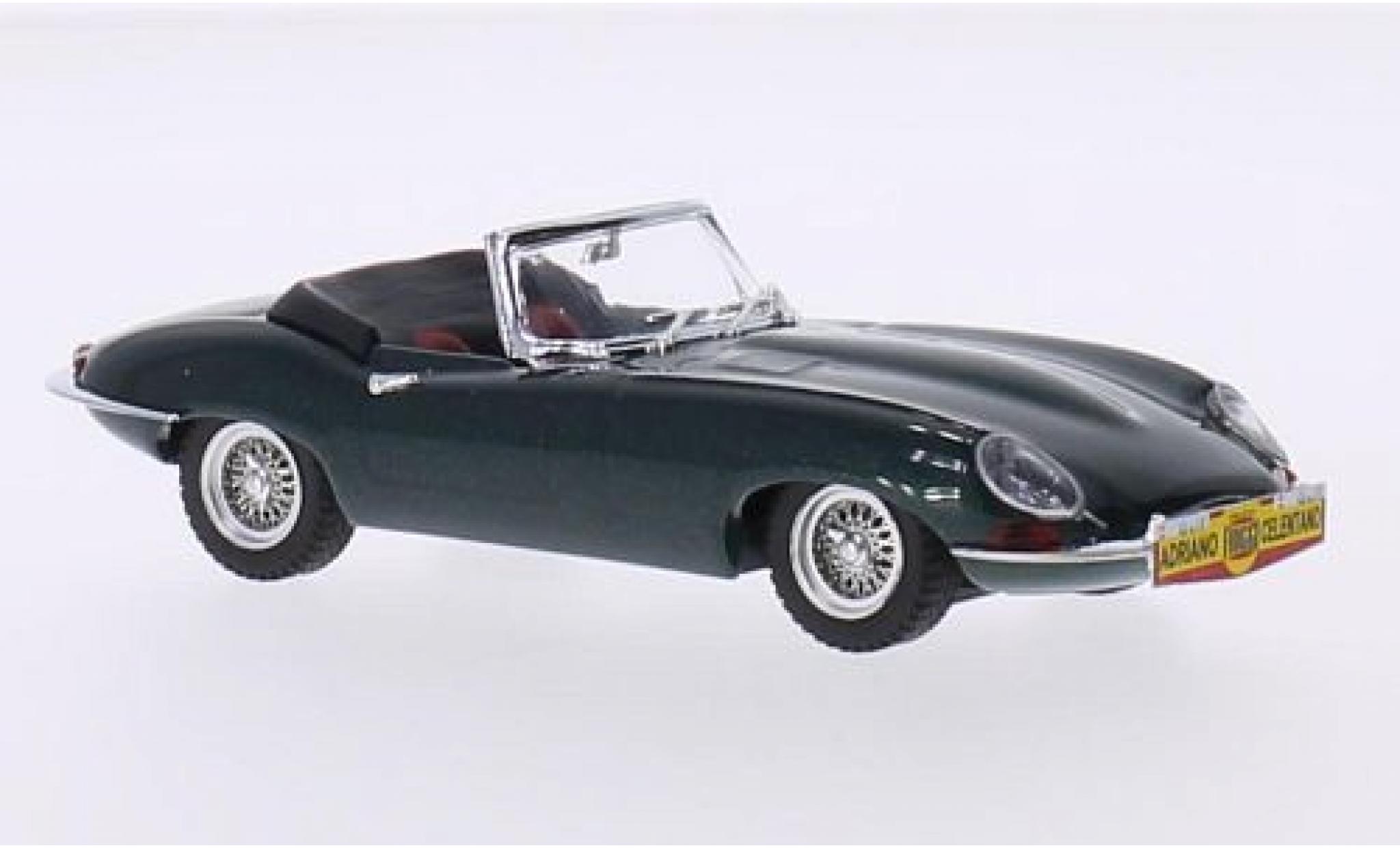 Jaguar E-Type 1/43 Best mettalic grün 1962 Adriano Celentano Cantagiro modellautos