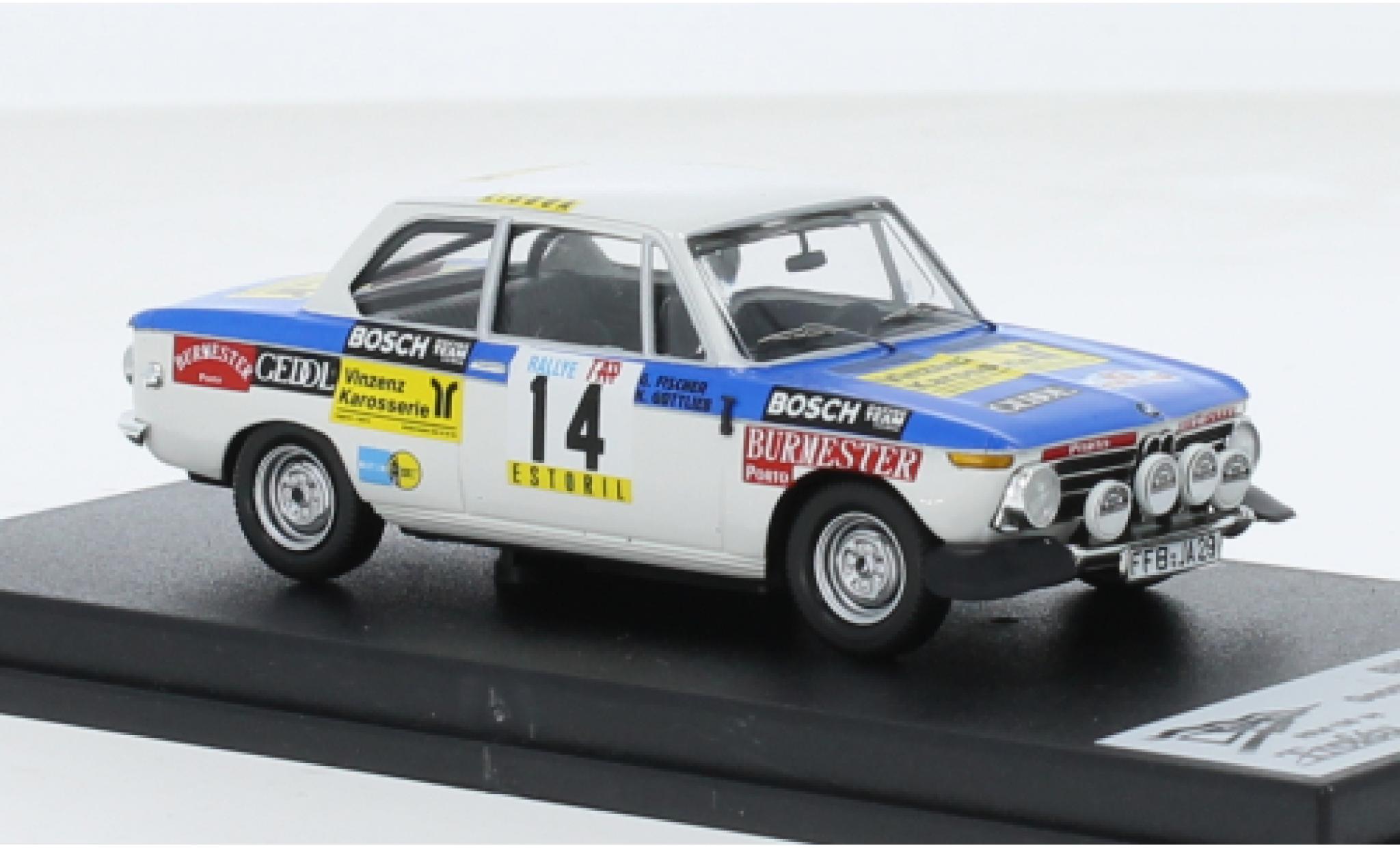 Bmw 2002 1/43 Trofeu Tii Rallye WM Rallye Portugal 1974 #14 G.Fischer/H.Gottlieb 1:43 modellautos