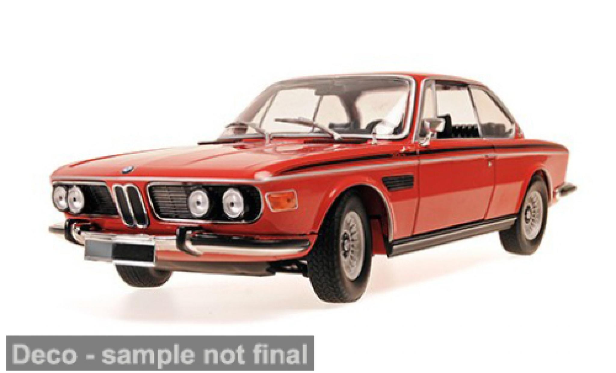 Bmw 3.0 1/18 Minichamps CSI (E9) rot 1972 1:18 modellautos