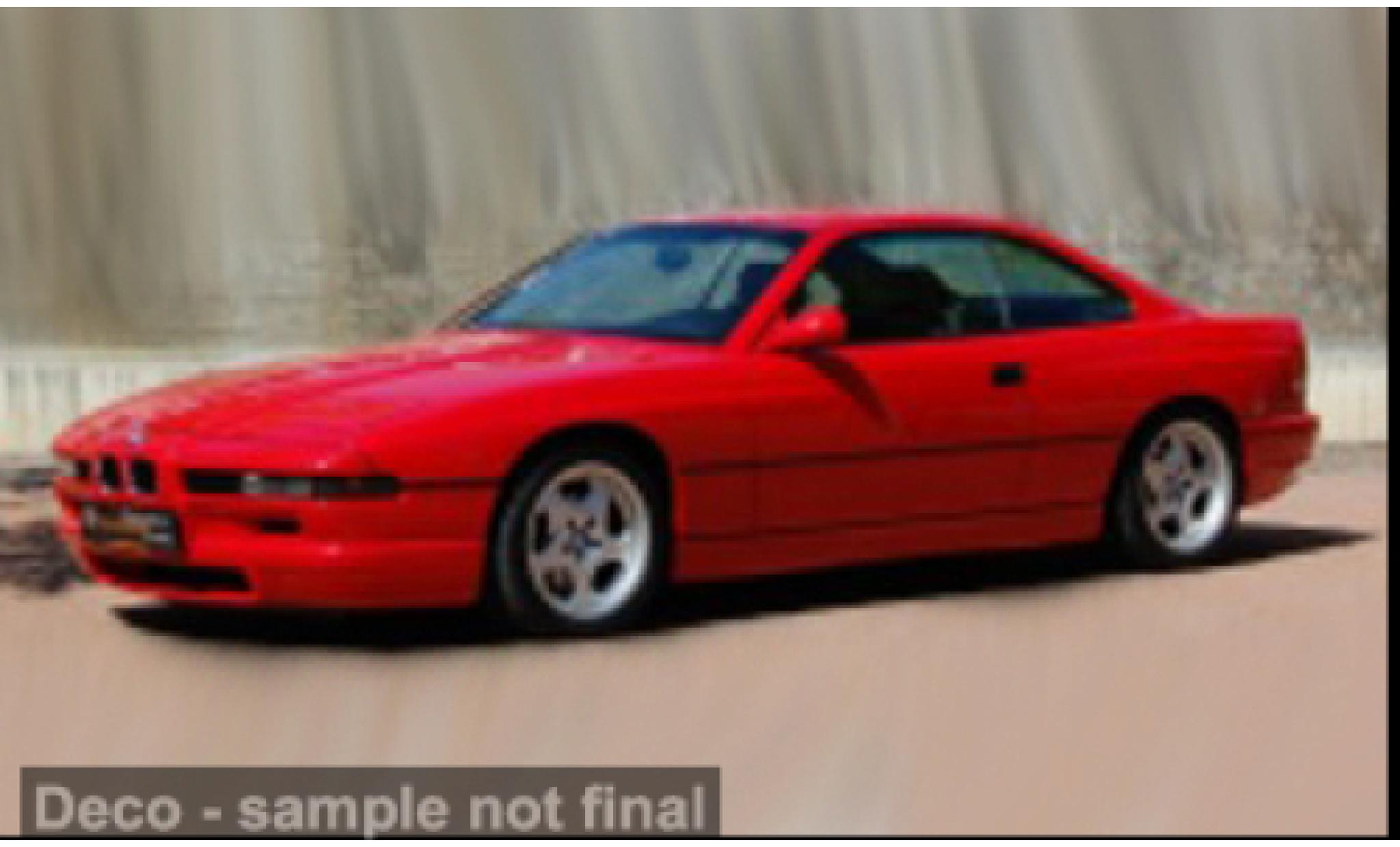 Bmw 850 1/43 Solido CSI (E31) rot 1990 1:43 modellautos