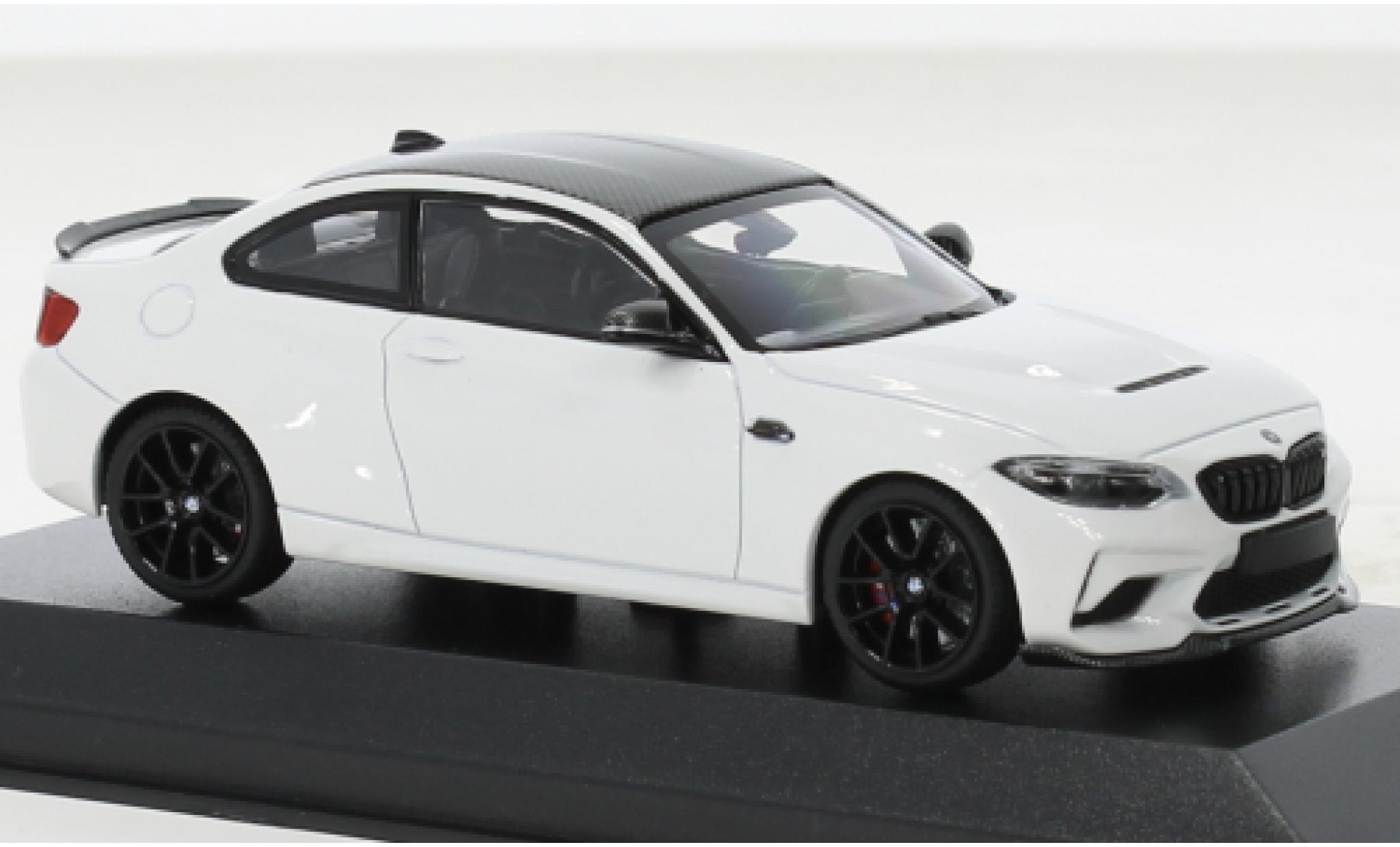 Bmw M2 1/43 Minichamps CS weiss 2020 1:43 modellautos