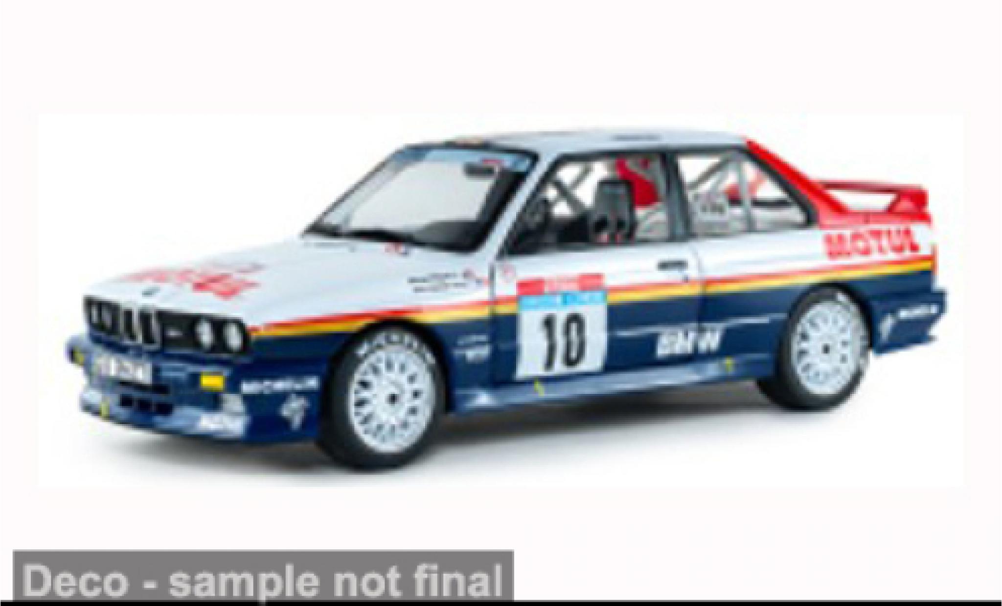 Bmw M3 1/18 Solido Rallye Tour de Corse 1987 #10 B.Beguin/J-J.Lenne 1:18 modellautos