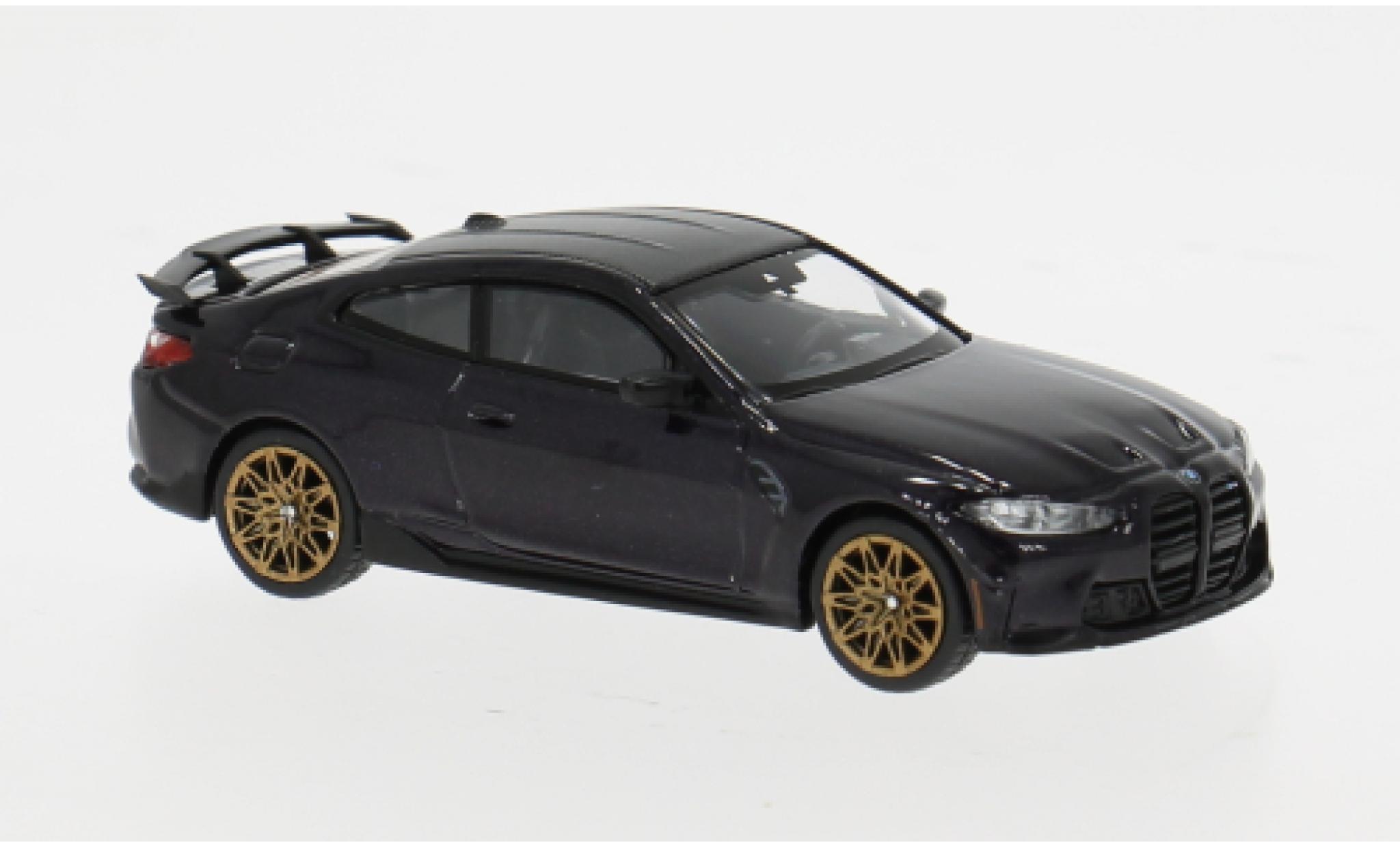 Bmw M4 1/64 Mini GT (G82) violett 2021 1:64 modellautos