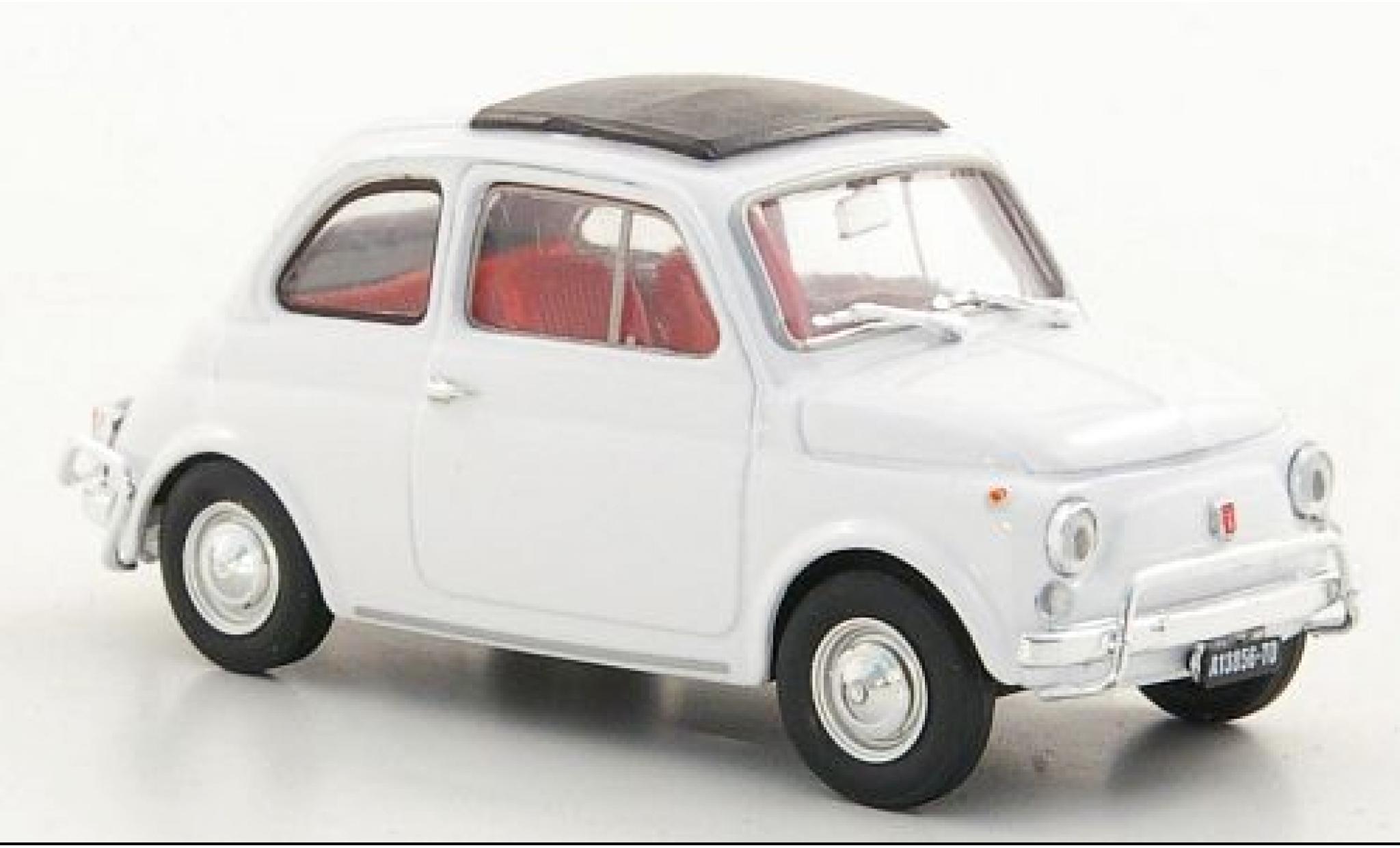 Fiat 500 1/43 Brumm L weiss 1968 1:43 modellautos