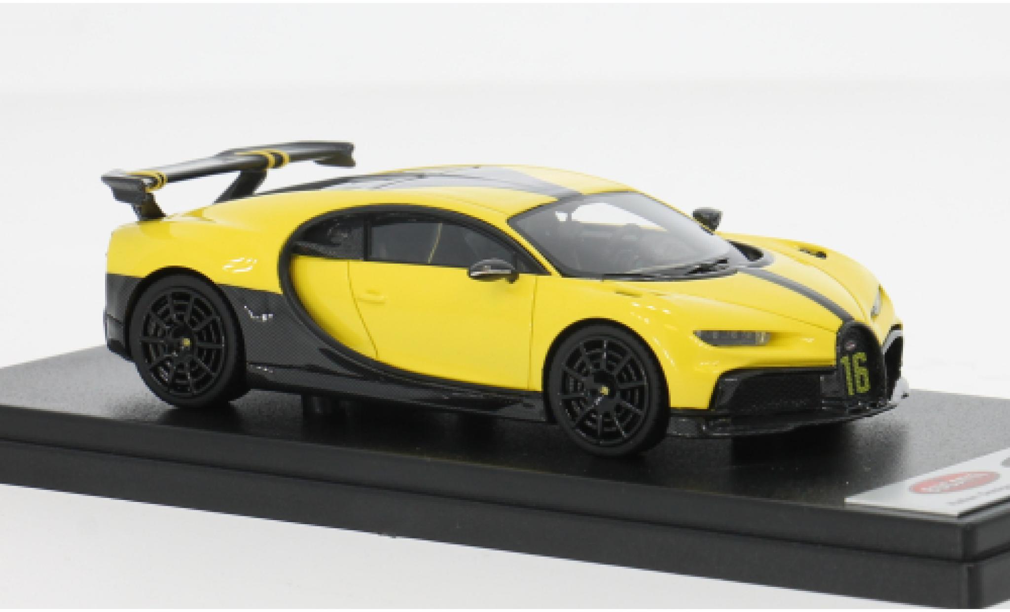 Bugatti Chiron 1/ Look Smart Pur Spo gelb 1:43 modellautos