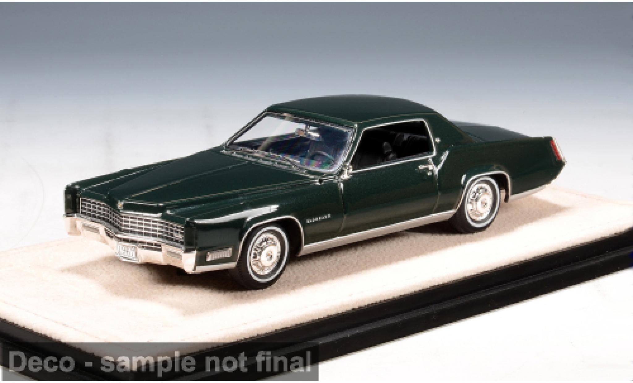 Cadillac Fleetwood 1/43 Stamp Models gr&Atilde;&frac14;n 1967 1:43 modellautos