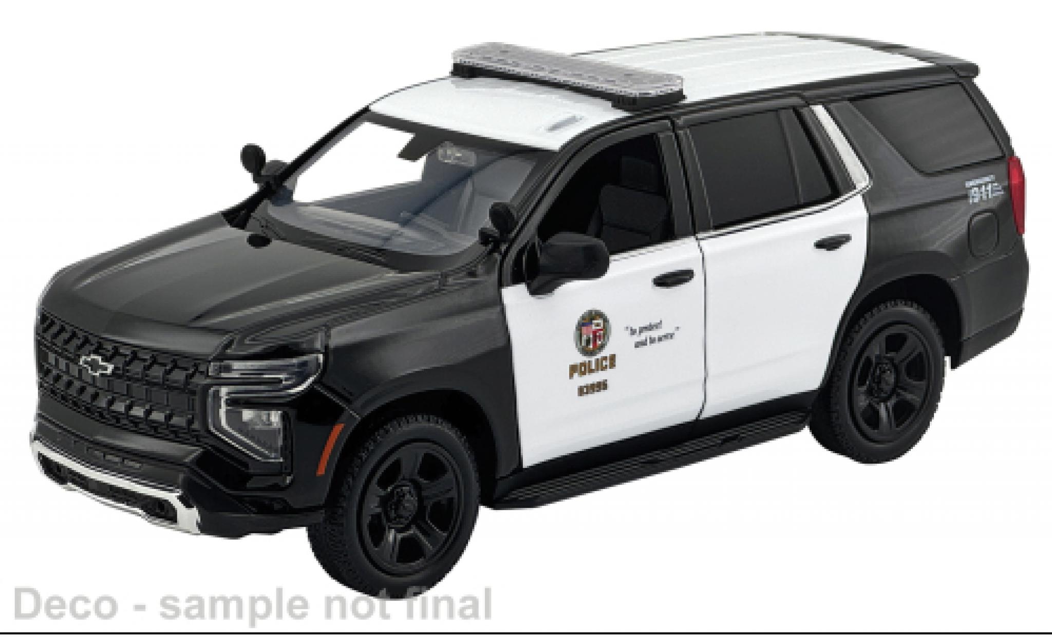 Chevrolet Tahoe 1/24 Motormax PPV 2025 LAPD 1:24 modellautos