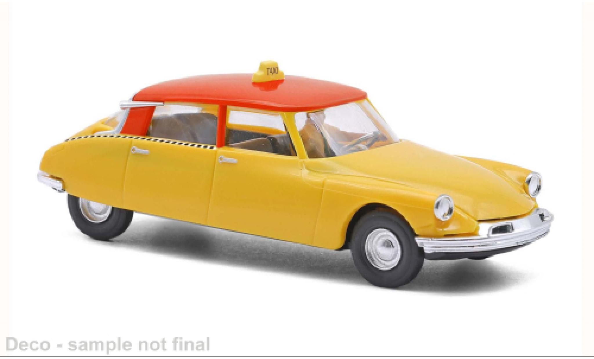 Citroen DS 1/87 Busch 19 1955 Taxi (NL) 1:87 modellautos