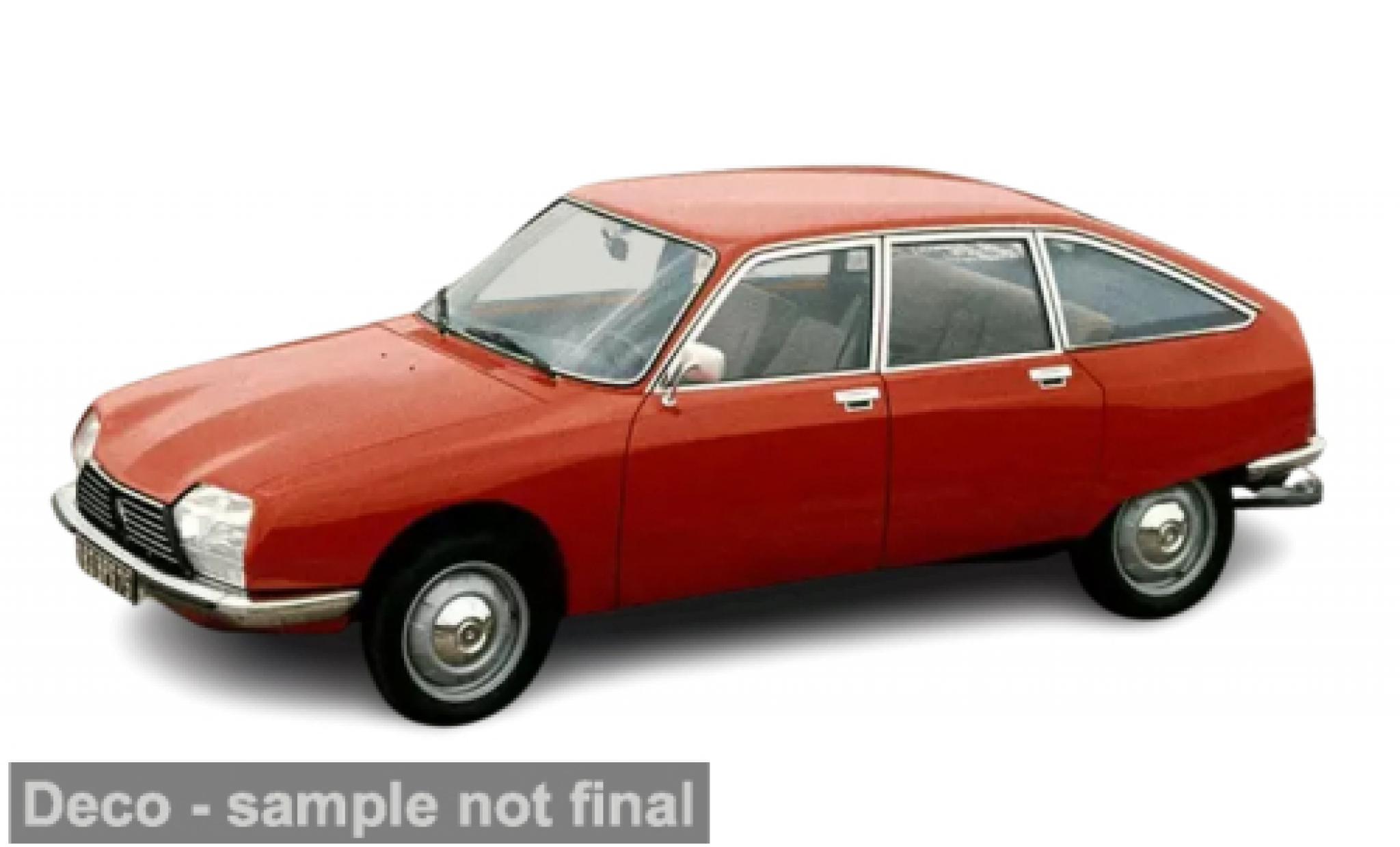 Citroen GS 1/87 Norev Pallas rot 1977 1:87 modellautos